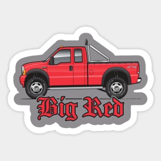 Big Red Sticker